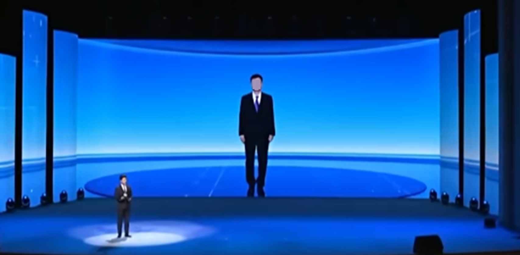 大型会议数字人展示